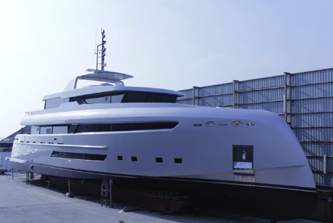 Image for article Bilgin Yachts launches reverse bow Bilgin 132 superyacht 'M'